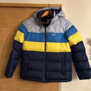 LLBean boys puffey jacket